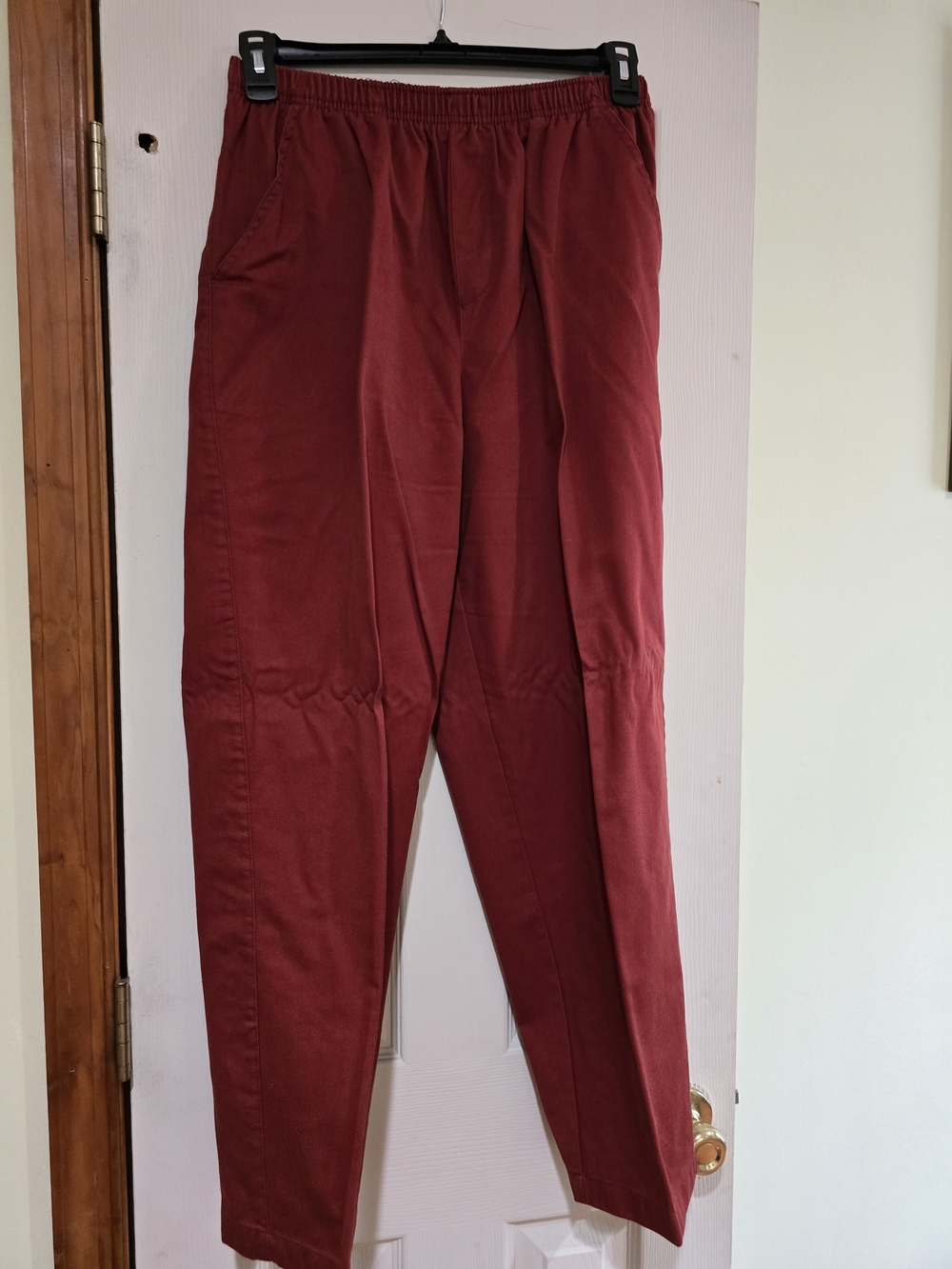 Women's Elastic Waist Chino Pants in Ruat